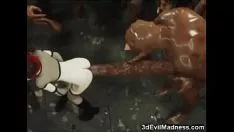 播放 被绿巨人演示迷失的 3d emo 青少年！