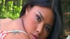 播放 真正的 slatternty latina womanhood 得到 奠定 他妈的 和 吸收 所有 的 暨
