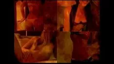 تشغيل الديك الأسود الكبير يمزق المراهق الضئيل 1055