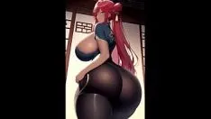 播放 无辜的亚洲青少年在和服与大山雀和屁股汇编