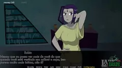 Reproduzir Cartoon Teen Titans - Camiseta apertada de Raven e jogos travessos