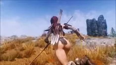 Odtwórz Nieprzyjemny skyrim - polowanie na dół pieprzy jej zwierzaka trollingu